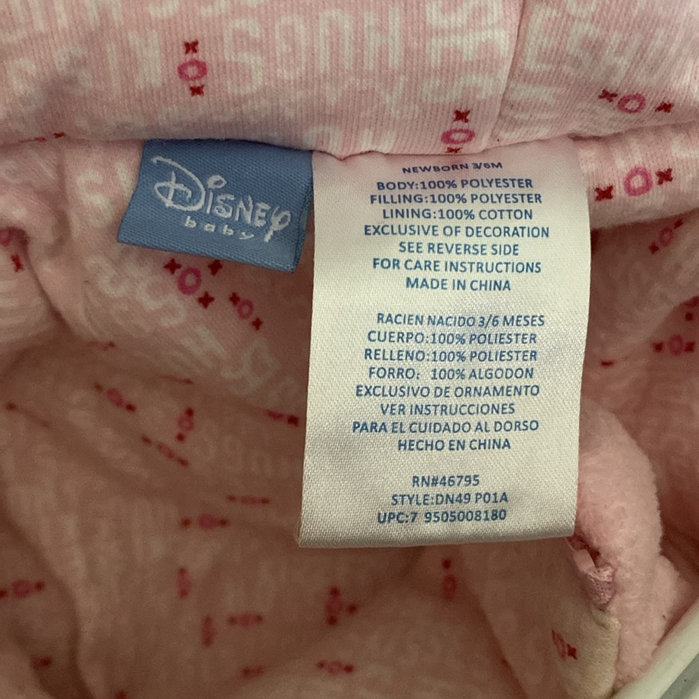 Disney Winnie The Pooh Newborn 3/6 months Quilted Snowsuit. - Picture 5 of 6